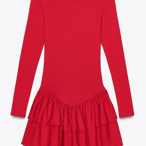 Zara Red Mini Dress - Picture 3 of 7